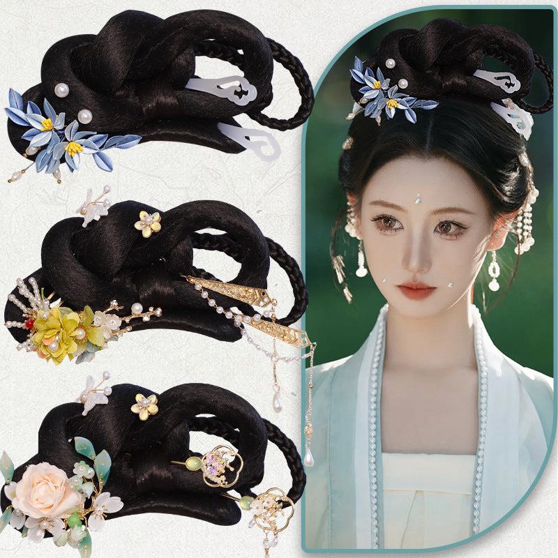 Ancient Costume Bun Soft Bottom Beginner's Lazy Bag