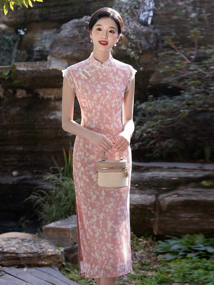 Exquisite Waist-Cinching Qipao – Elegant Everyday Wear Dress