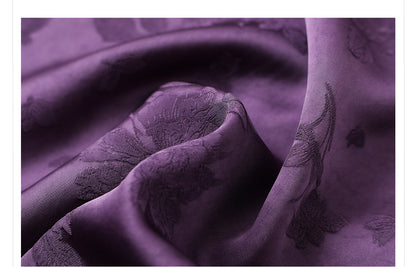 2026New Chinese Style Super Beautiful Purple Printed Rayon Vest and Skirt Early Autumn Set for Women