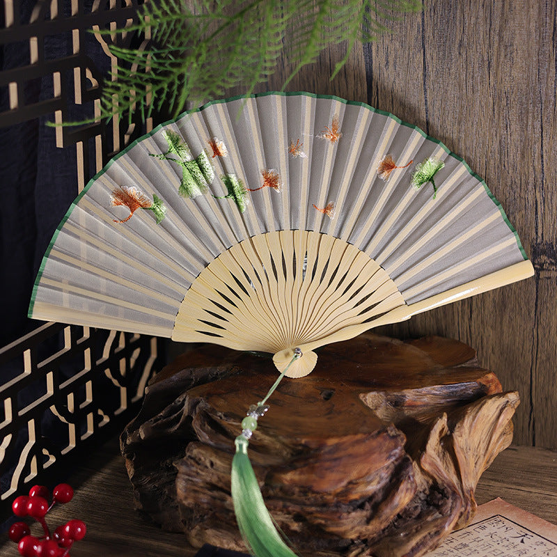 Ancient Style Suzhou Embroidered Fan — Portable Chinese Style Fan