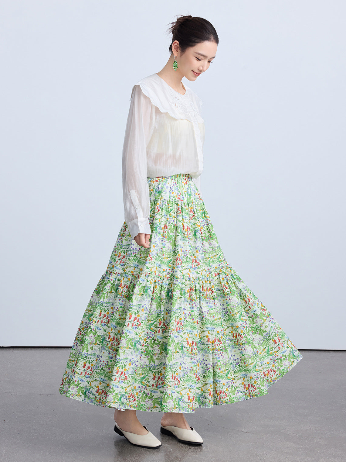 Elegant Loose Fit Chinese Style Summer Top