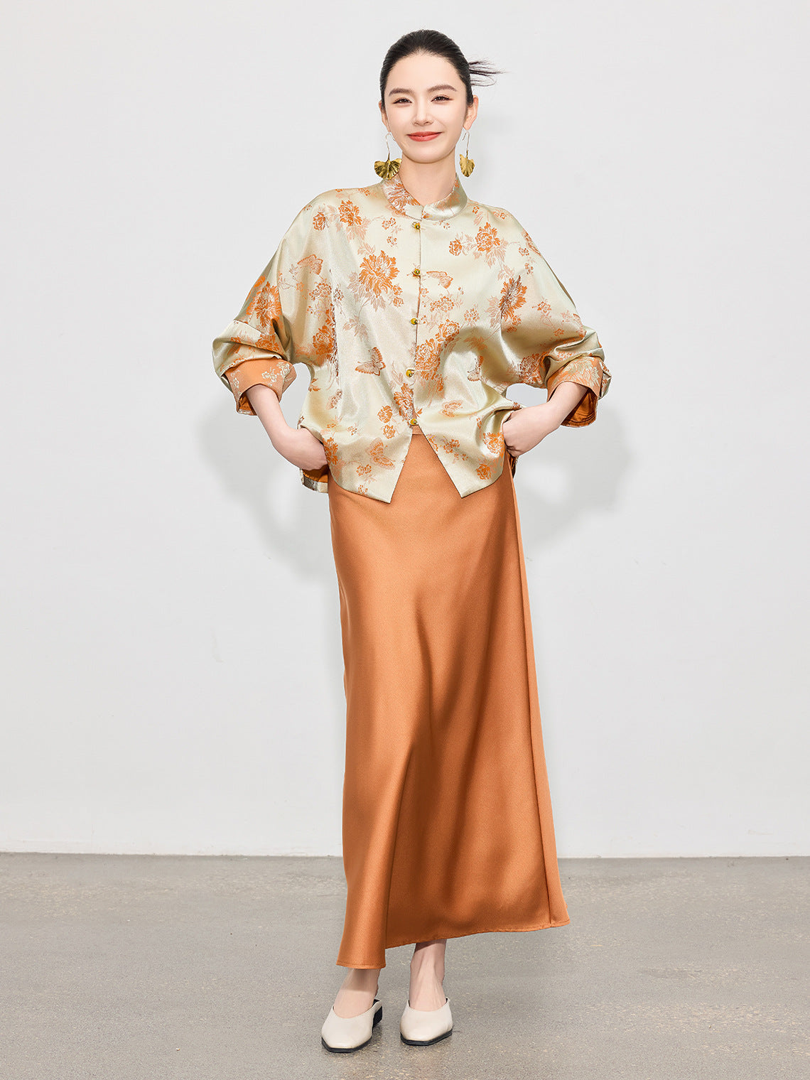 High-End Elegant Retro Zen Style Jacket for Women