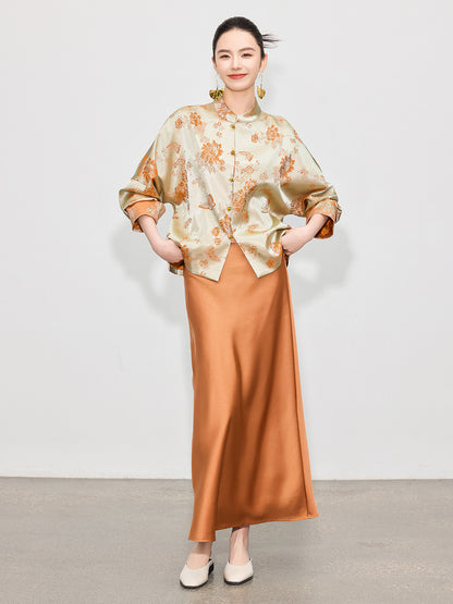 High-End Elegant Retro Zen Style Jacket for Women