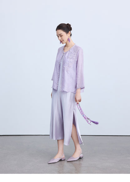 High-End Chinese Style Thin Summer Cardigan
