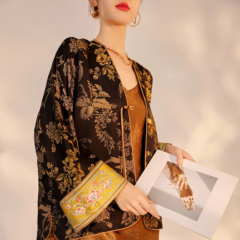 Vintage Embroidered Jacket High-End New Chinese Style Autumn Top