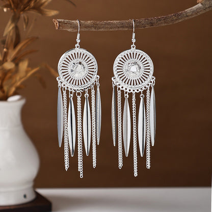 Ancient Style Ethnic Earrings | Elegant Miao Jewelry for Women