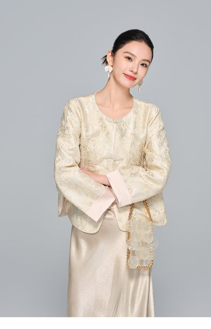 Stylish High-End Beaded Jacket