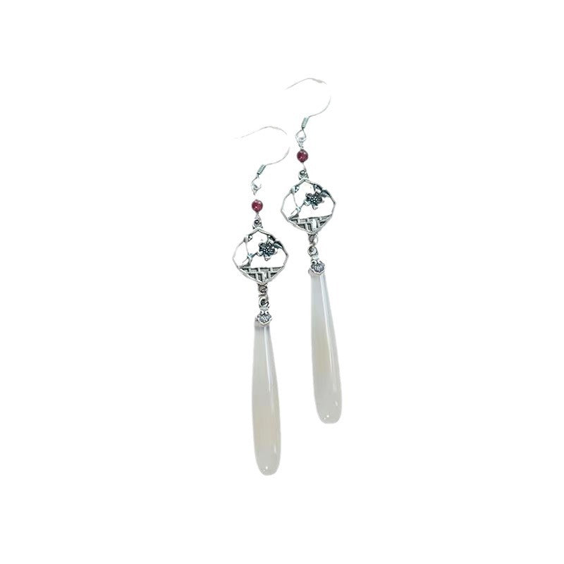 Elegant Ancient Style Earrings | Versatile Long Water Drop Fashion Jewelry