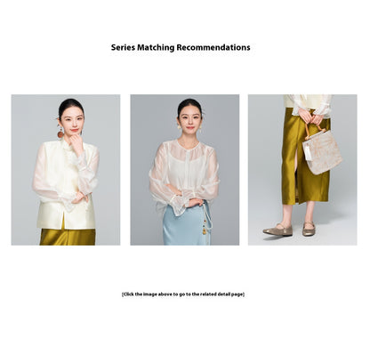 Layered Sleeveless Vest with Side Slit for Women