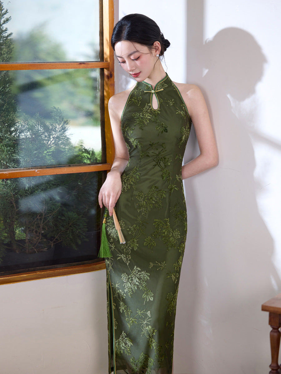 Improved Youth Cheongsam – Double Layer Elegant Chinese Dress