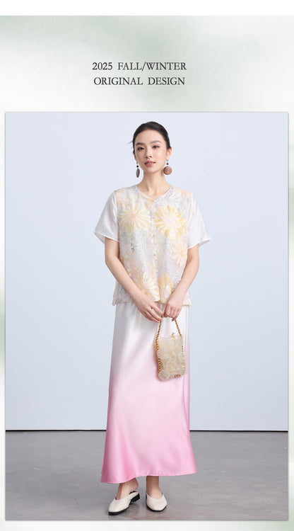 High-End Elegant Chinese Summer Vest Top