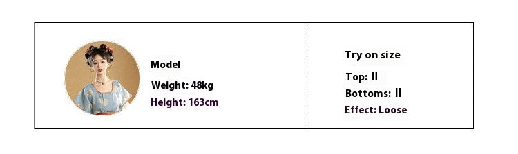 Tang Dynasty Hanfu Set — Beizi Shirt & Eight-Panel Waist Skirt