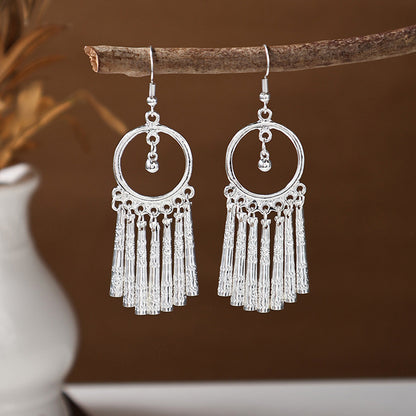Ancient Style Ethnic Earrings | Elegant Miao Jewelry for Women