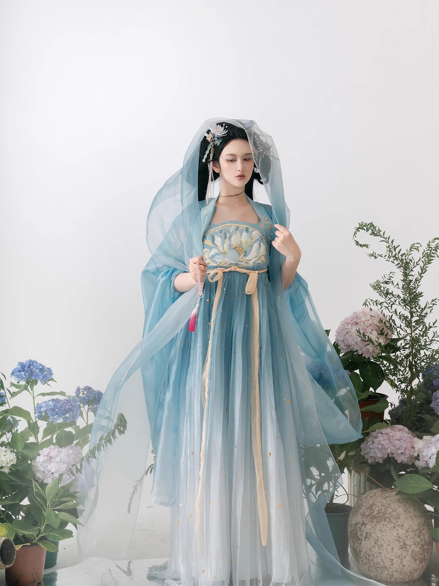 Immortal Cultivation Hanfu — Spring Summer Elegant Tang Style Set