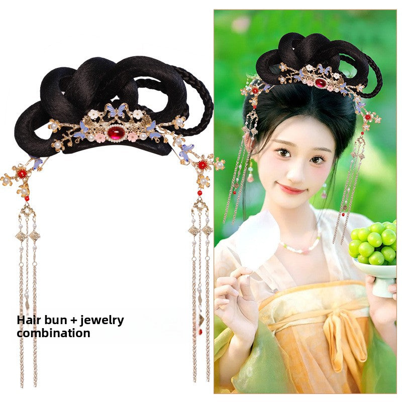 Ancient Costume Bun Soft Bottom Beginner's Lazy Bag