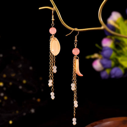 Burnt Blue Earrings | Ancient Style Tang Ming Dynasty Retro Hanfu Accessory