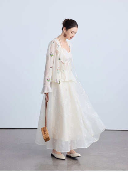 Chic Summer Lace Half Skirt for Women, Elegant and Puffy