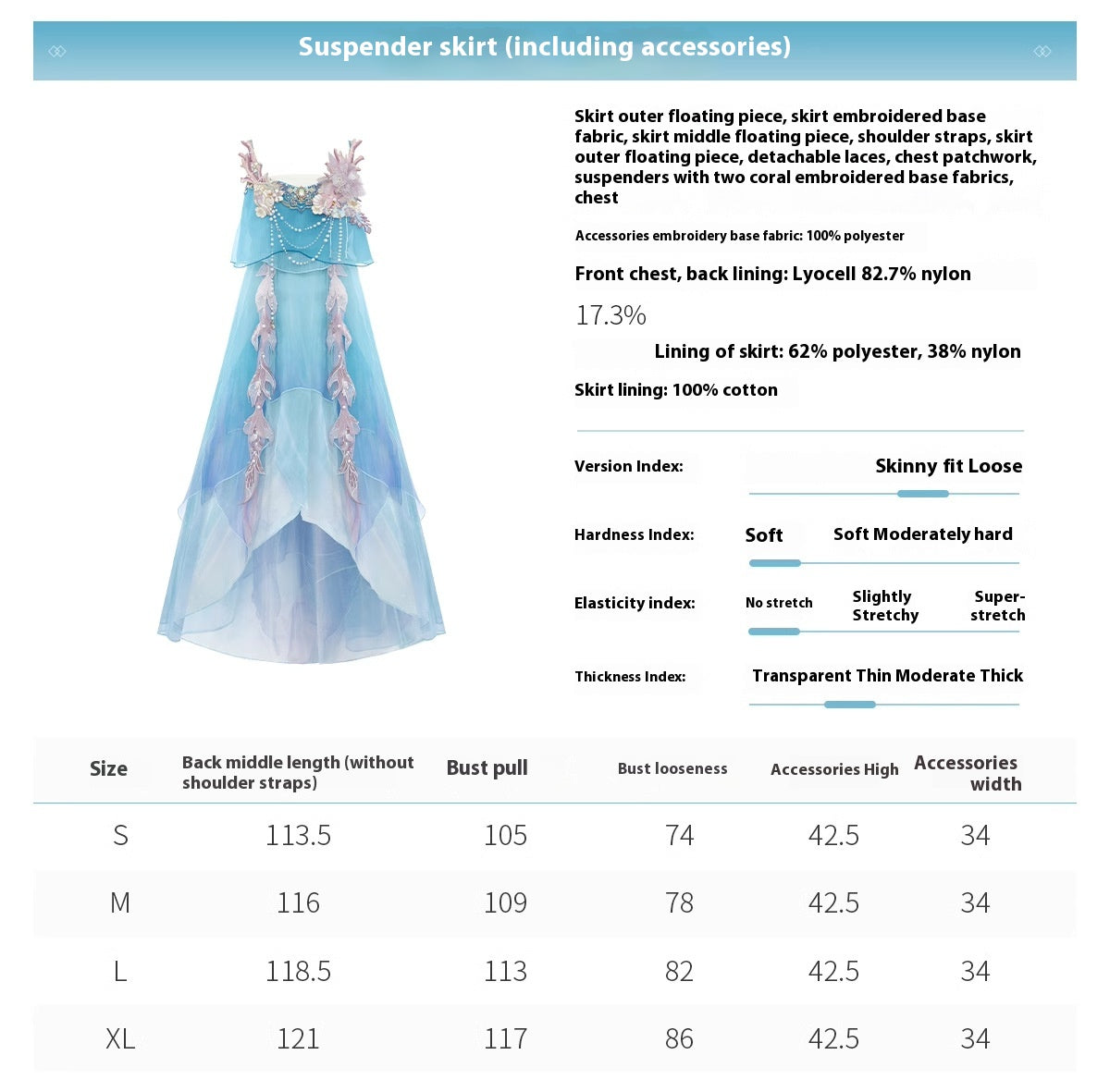 Fairy Tang Hanfu — Heavy Embroidery Large Sleeve Slip Dress for Women