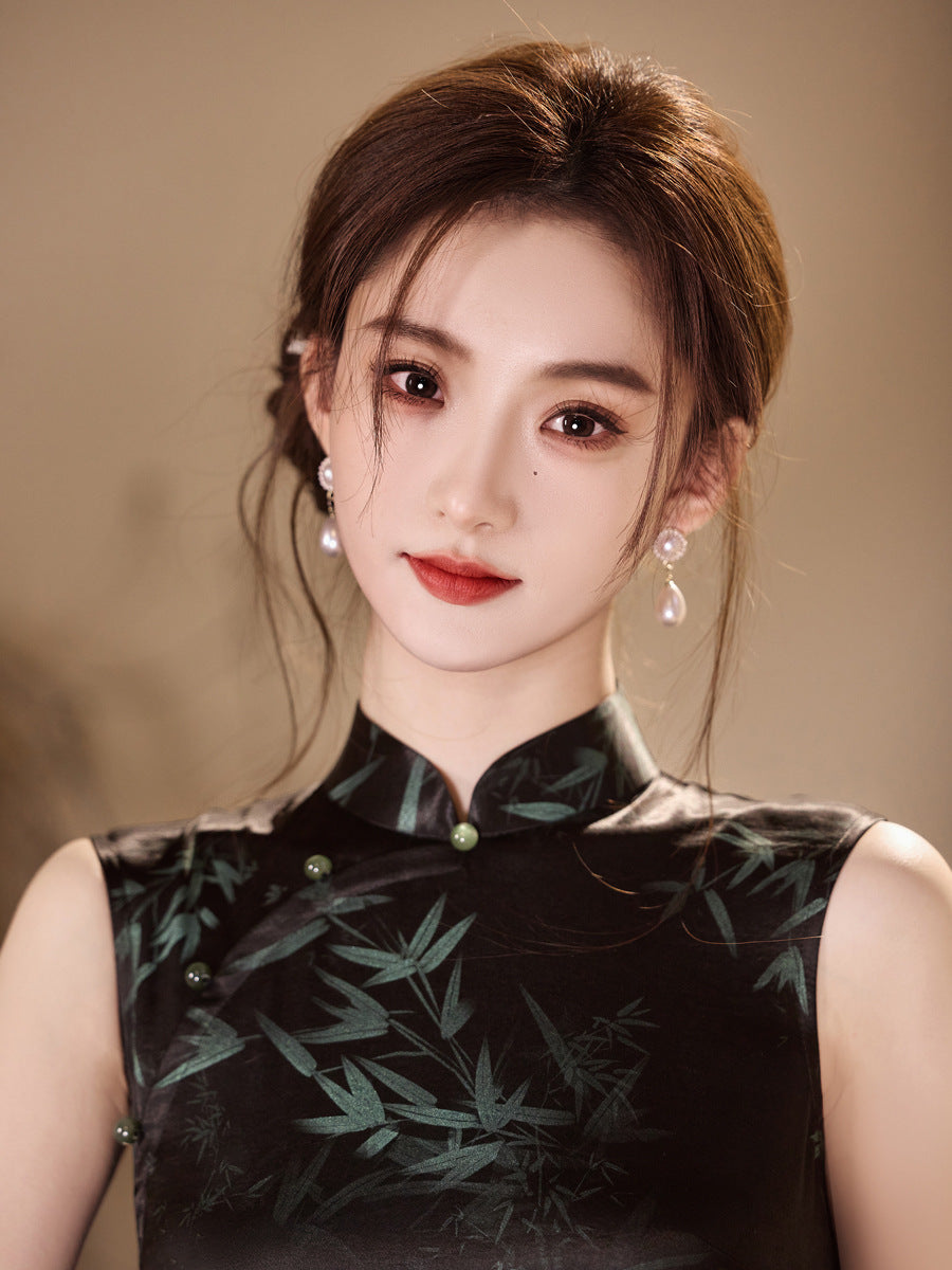 Improved Youth Cheongsam – High-End Daily Wear Dress