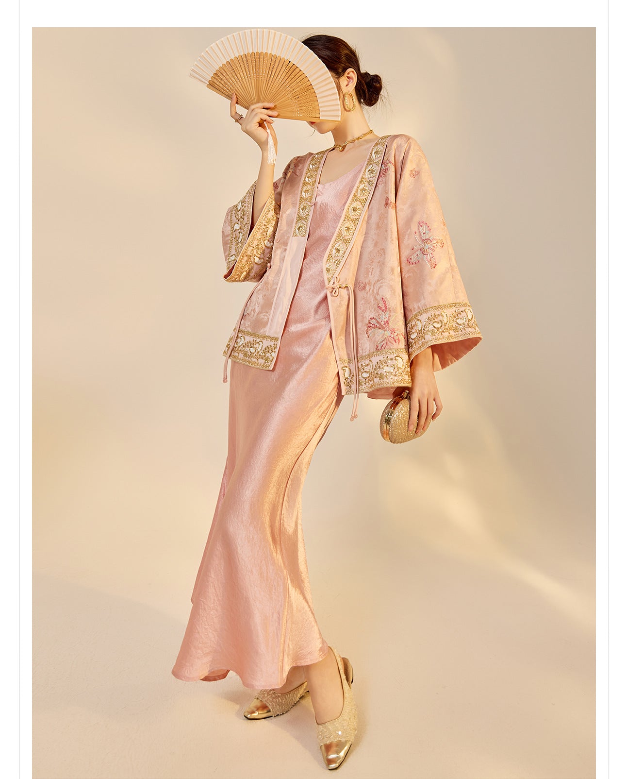 2025 Early Autumn Elegant New Chinese Style Embroidered Jacquard Coat | National Style