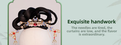 Ancient Costume Bun Soft Bottom Beginner's Lazy Bag