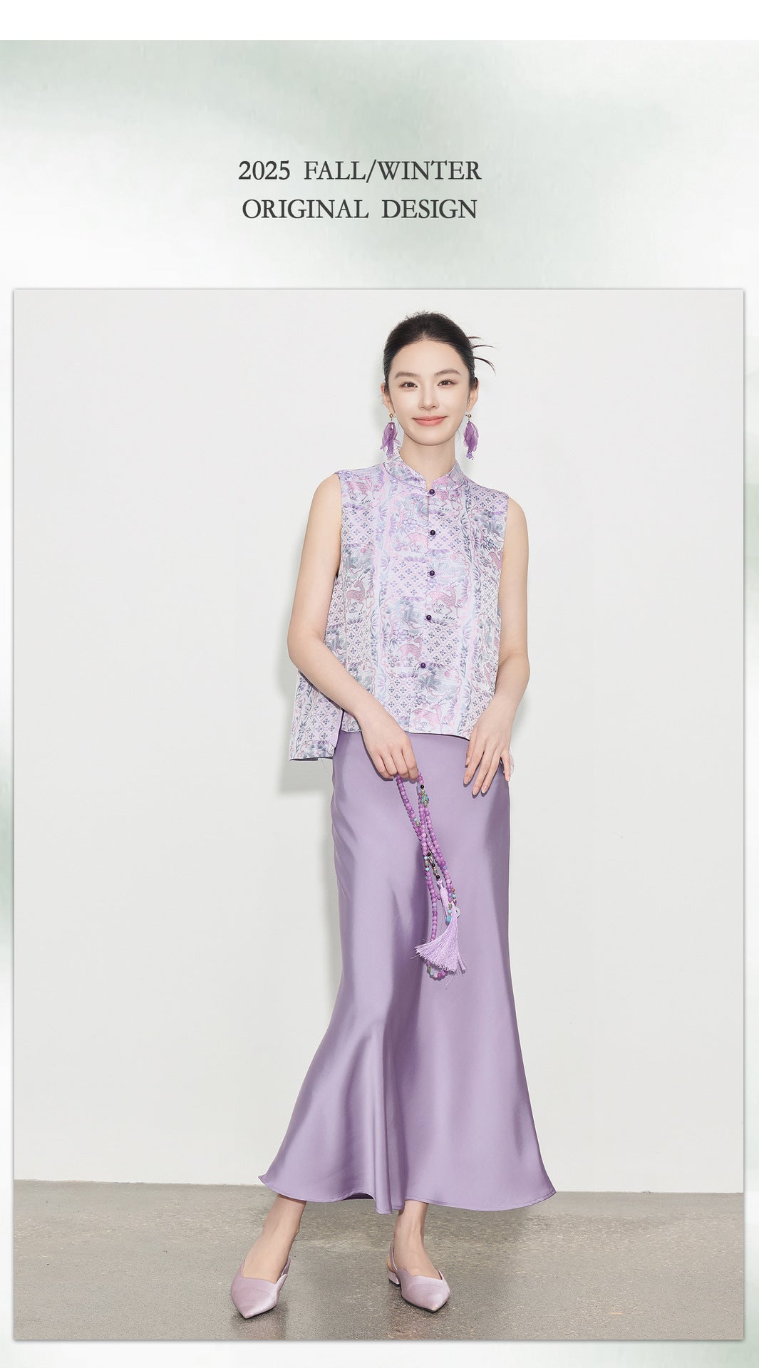 High-End Chinese Style Summer Design Vest Top