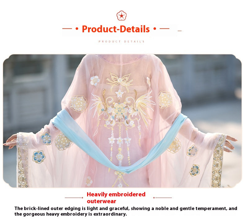 Fairy Hanfu Costume — Elegant Cloak & Flowing Ancient Outfit