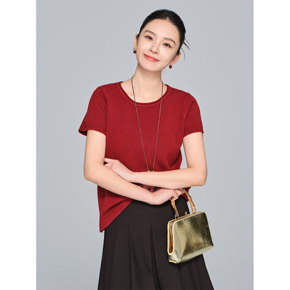 Simple Versatile Women's Knitted Sweater