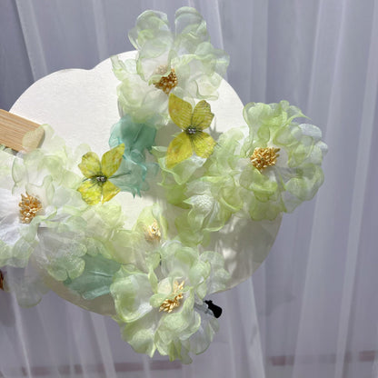 Ancient Style Forest Sweet Perm Flower Hair Crown Hanfu Handmade Hairpin