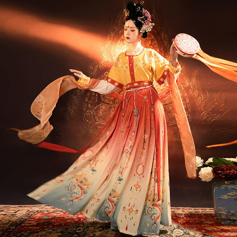 Tang & Wei Jin Style Hanfu — Chest-High Skirt Women’s Spring Summer Set