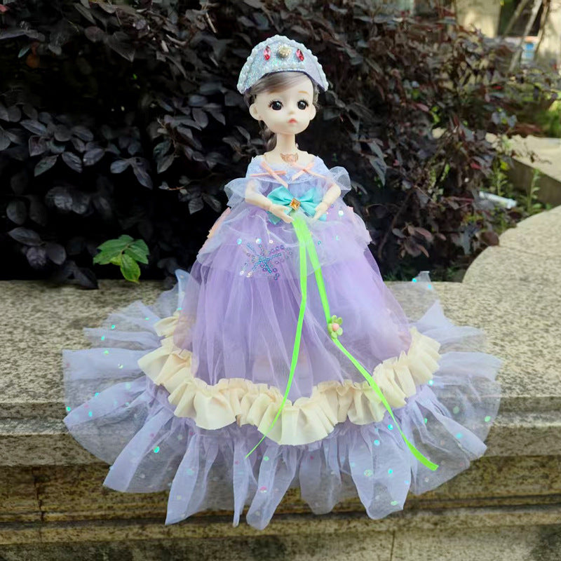 New30Centimeter Music Wedding Dress Barbie Doll Hanfu Singing Storytelling Plush Toy Girl Gift Children's Toy