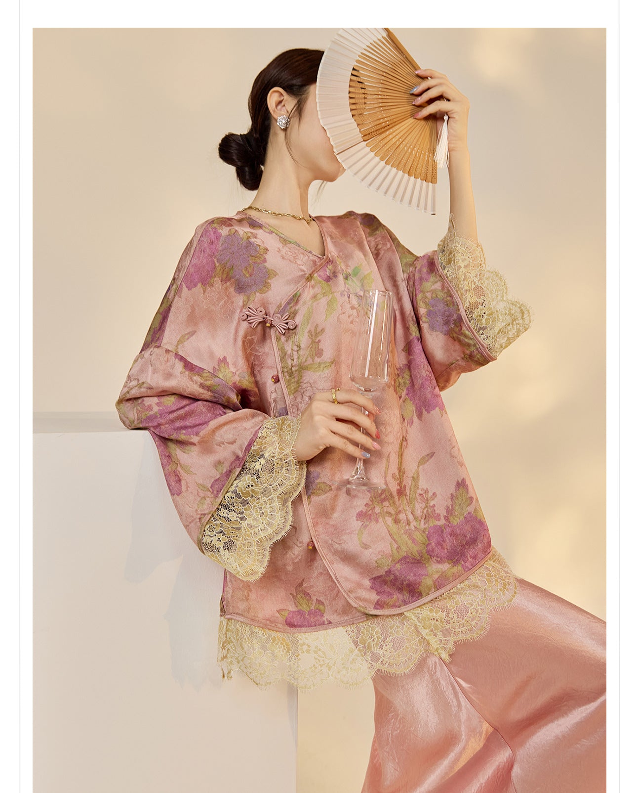 2025 New Chinese Style Light Luxury Jacket | Elegant Printed Rayon Women's Top