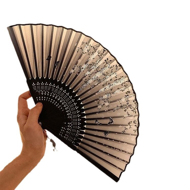 Ancient Style Summer Folding Fan — Small Chinese Dance Handheld Fan