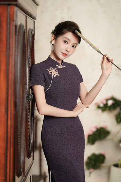 Improved Summer Qipao – Elegant Fresh Daily Wear Dress