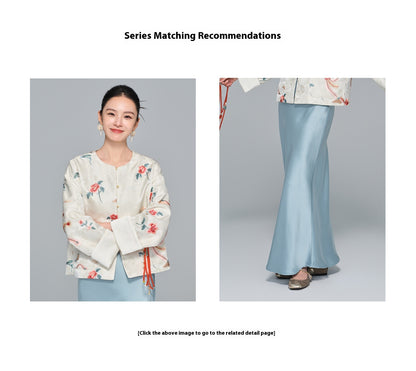 Elegant Loose Embroidered Jacket