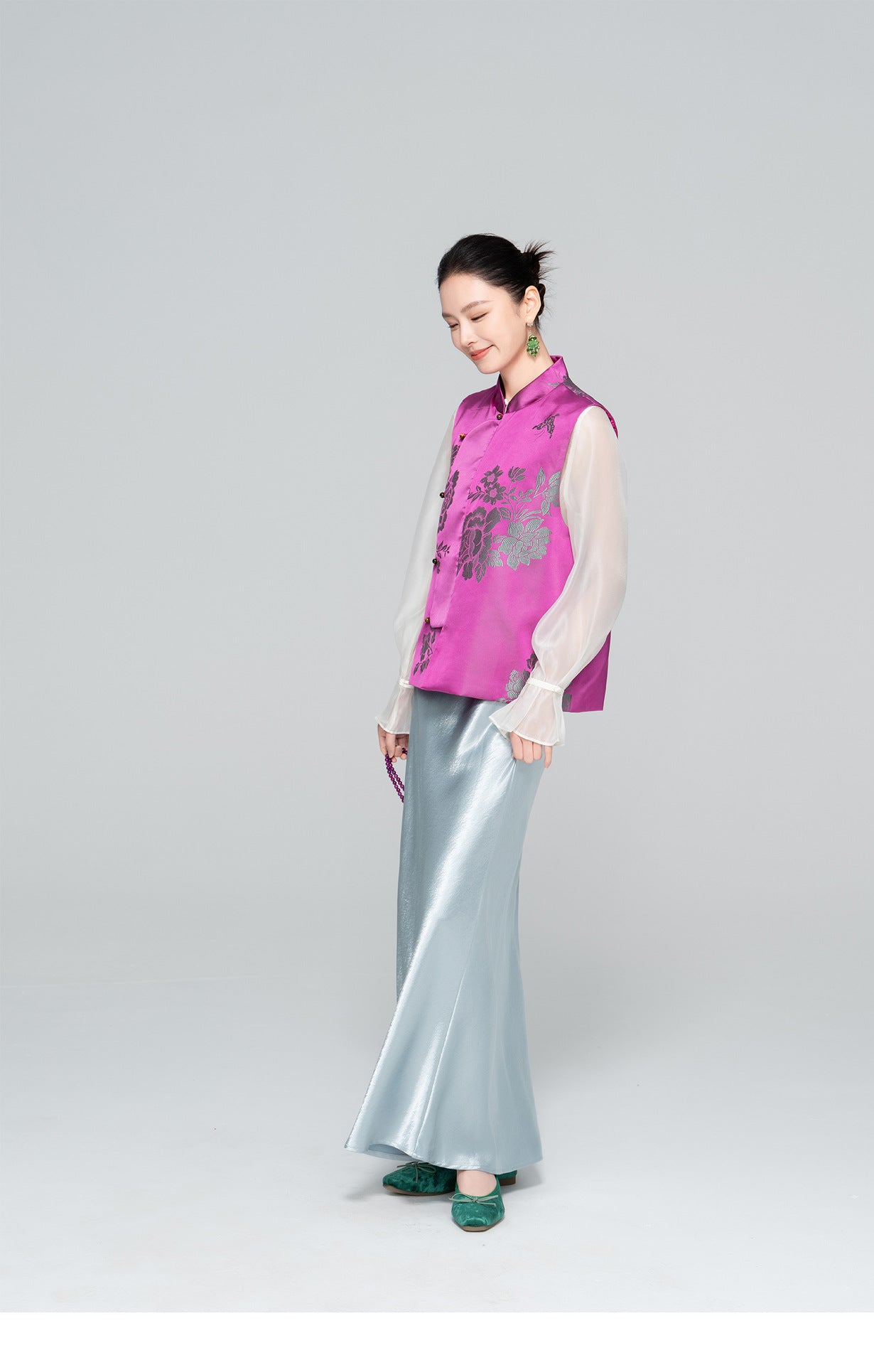 Stylish Jacquard Sleeveless Vest