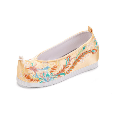 Autumn 2025 Hanfu Shoes — Bride Xiuhe Shoes with Inner Height for Women