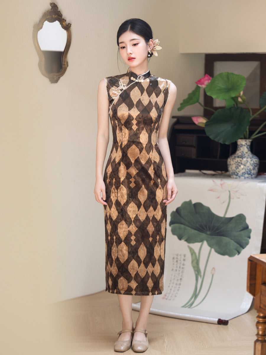 Improved New Chinese Style Qipao – Classy Women's Dress