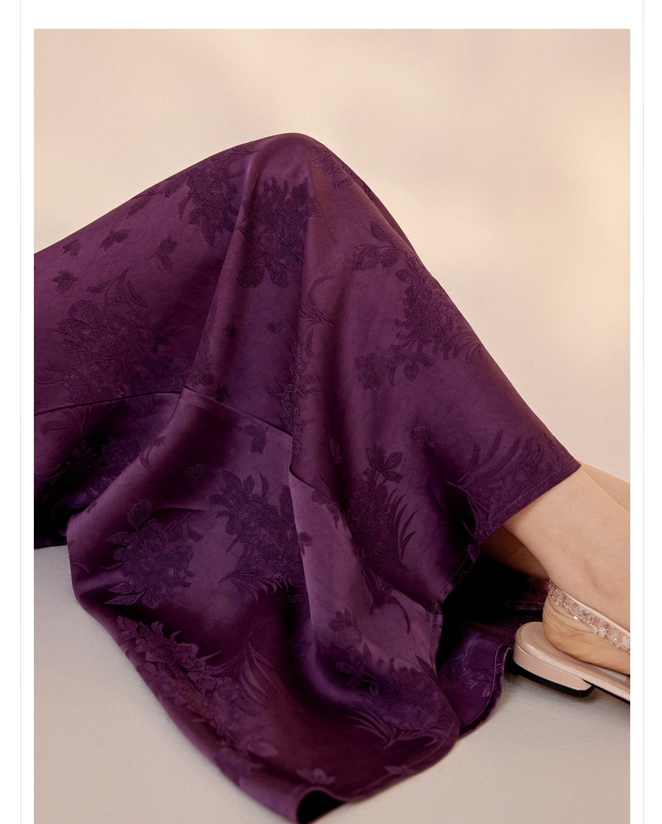 2026New Chinese Style Super Beautiful Purple Printed Rayon Vest and Skirt Early Autumn Set for Women