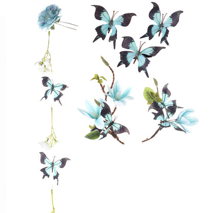 Ancient Style Magnolia Flower Hairpin Fairy Tassel Braided Hanfu Accessory