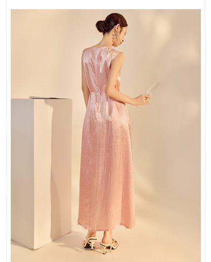 High-Cool Summer Dress | New Chinese Style Elegant Long Dress for Women