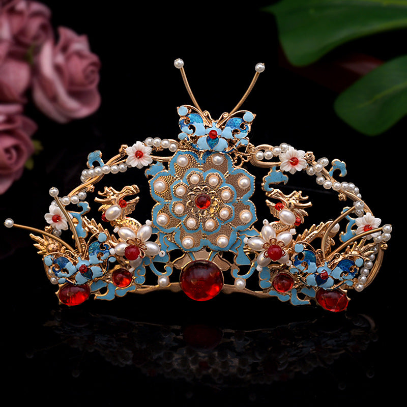 Ancient summer style hair crown tassel hair accessories