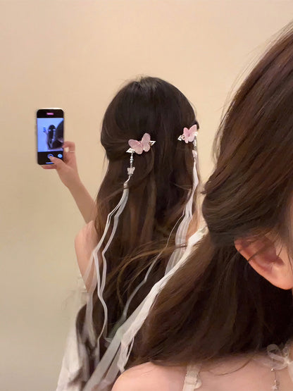 Ancient Style Fairy Hair Tie Ribbon Hairband Hair Ornament Hanfu Accessory