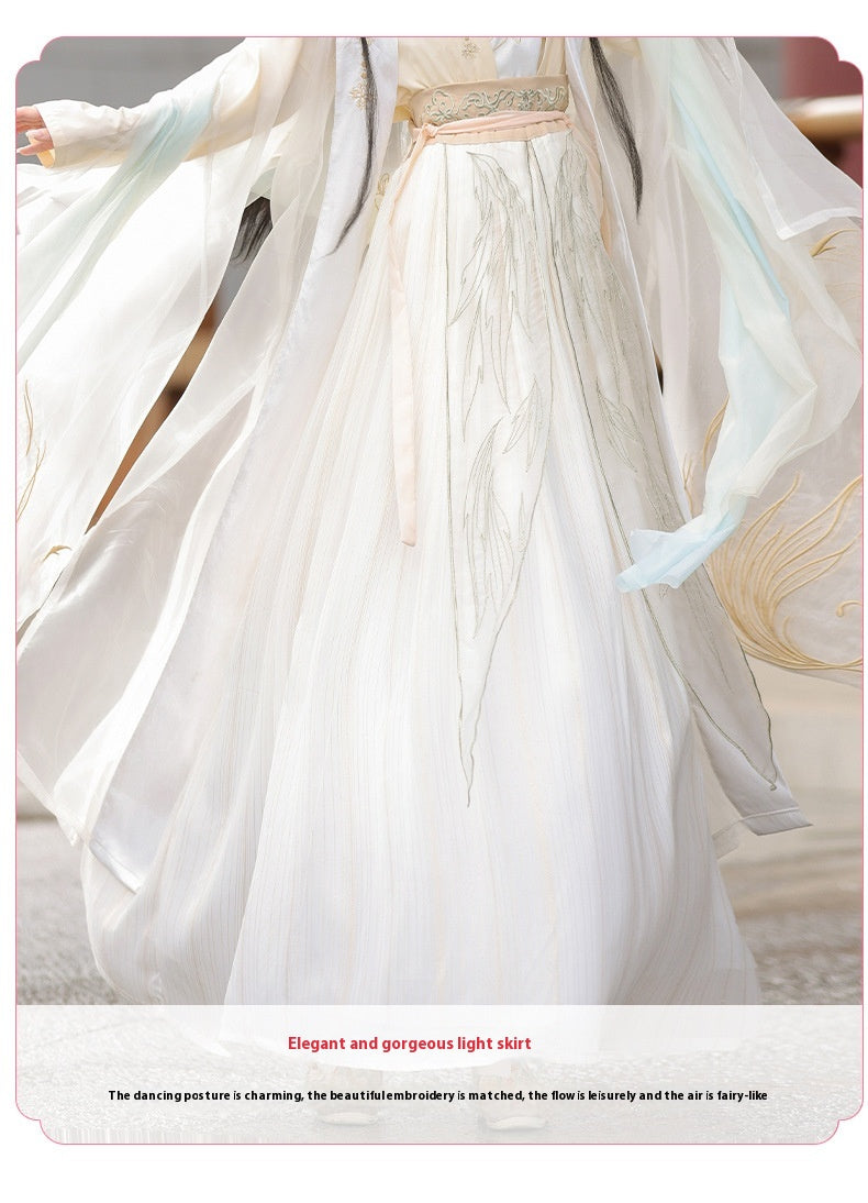 Fairy Song Hanfu Costume — Elegant Waist-Length Ru Skirt Outfit