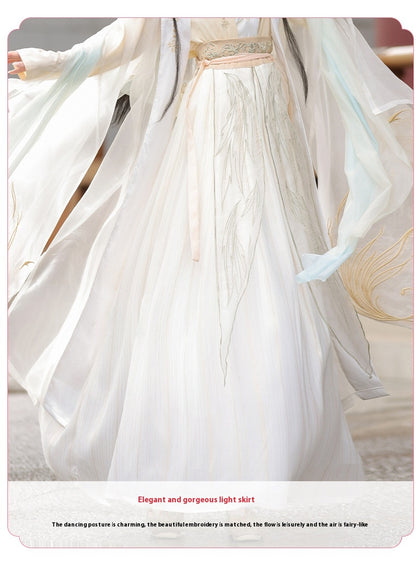 Fairy Song Hanfu Costume — Elegant Waist-Length Ru Skirt Outfit