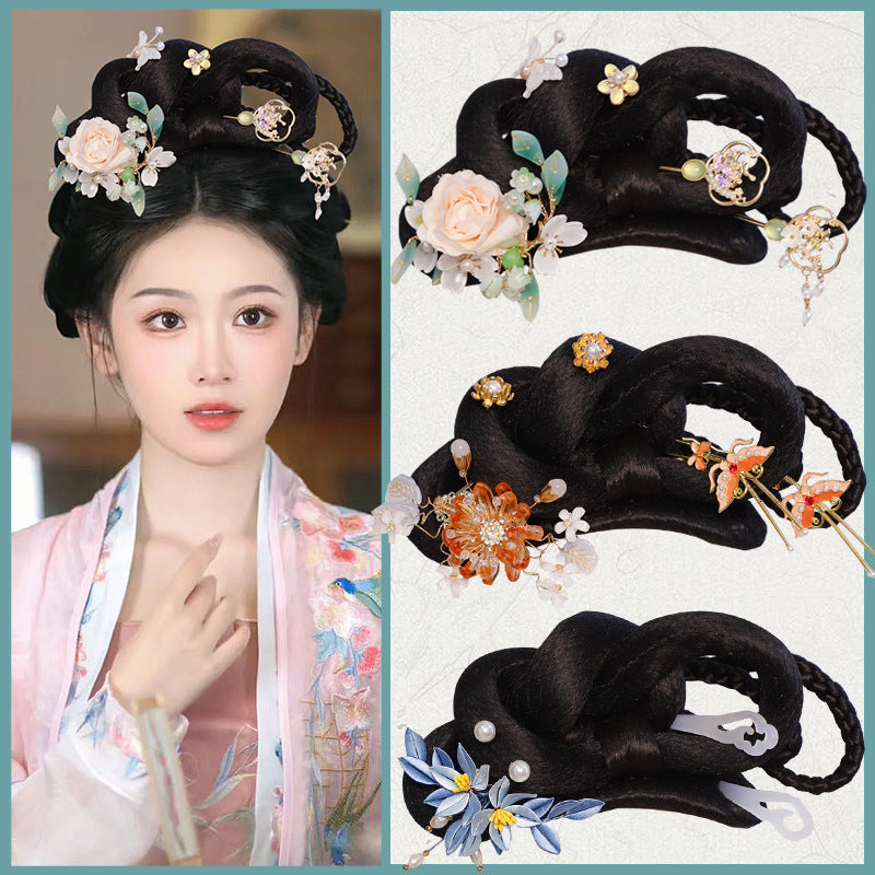 Ancient Costume Bun Soft Bottom Beginner's Lazy Bag