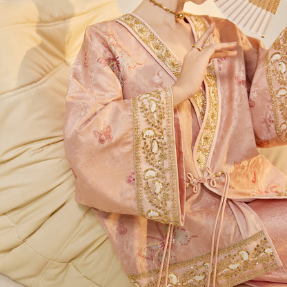 2025 Early Autumn Elegant New Chinese Style Embroidered Jacquard Coat | National Style