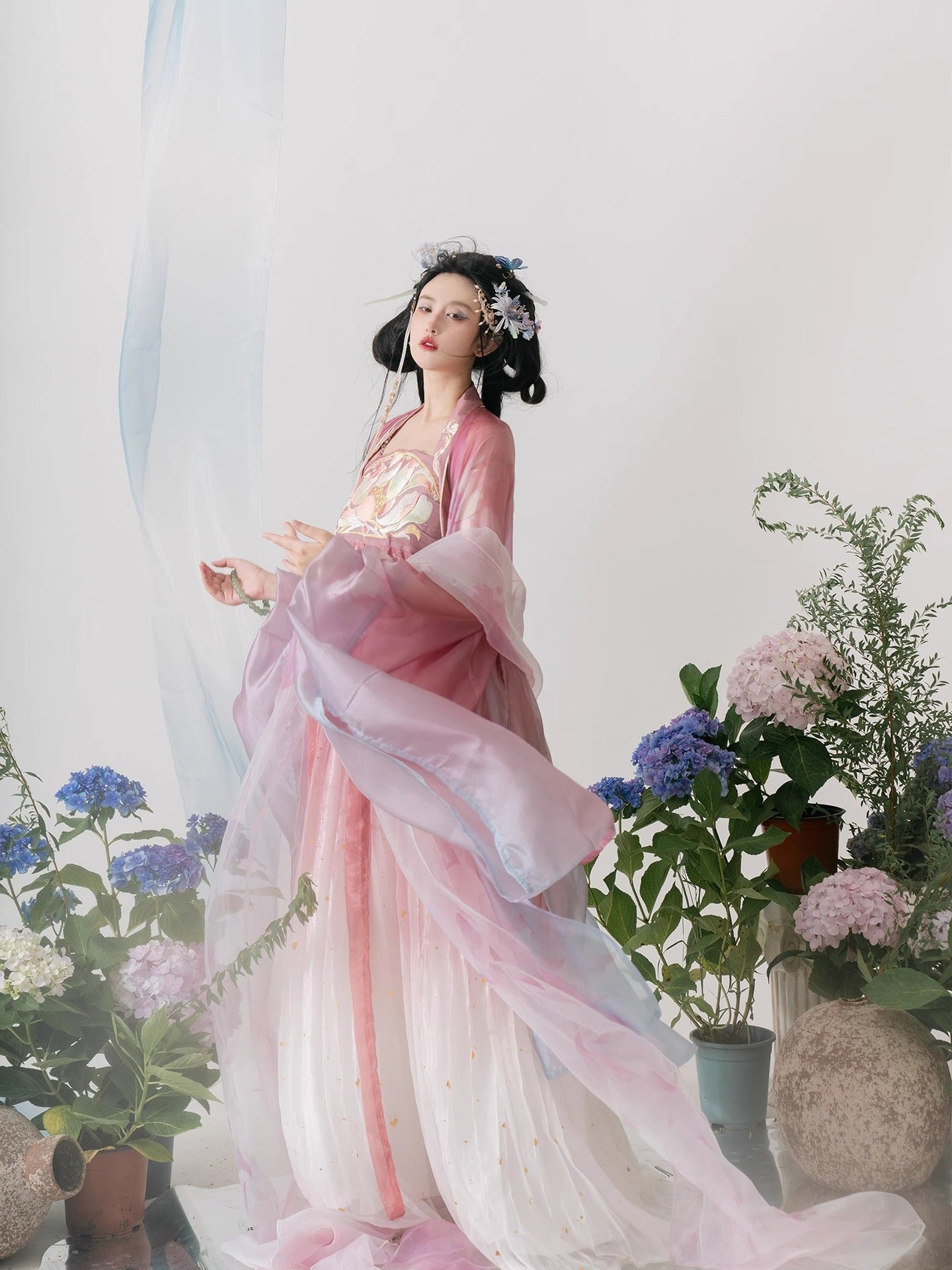 Immortal Cultivation Hanfu — Spring Summer Elegant Tang Style Set