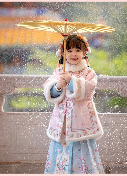 Children’s New Chinese Style Hanfu | Winter Ming Dynasty Outfit for New Year