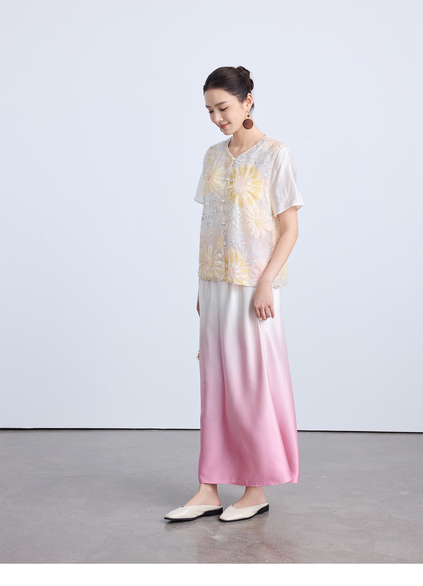 High-End Elegant Chinese Summer Vest Top